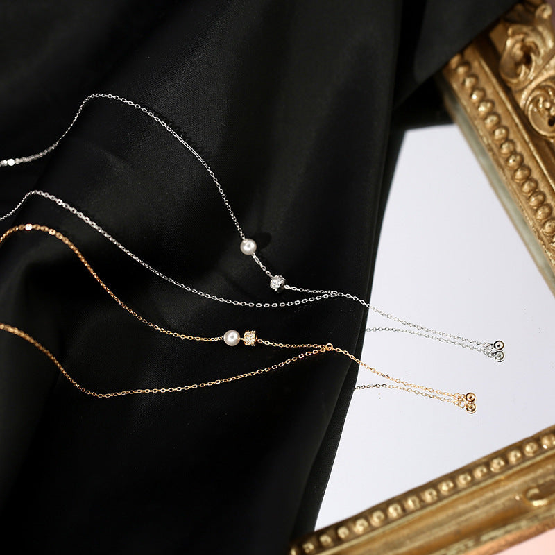 925 sterling silver tassel pendant necklace