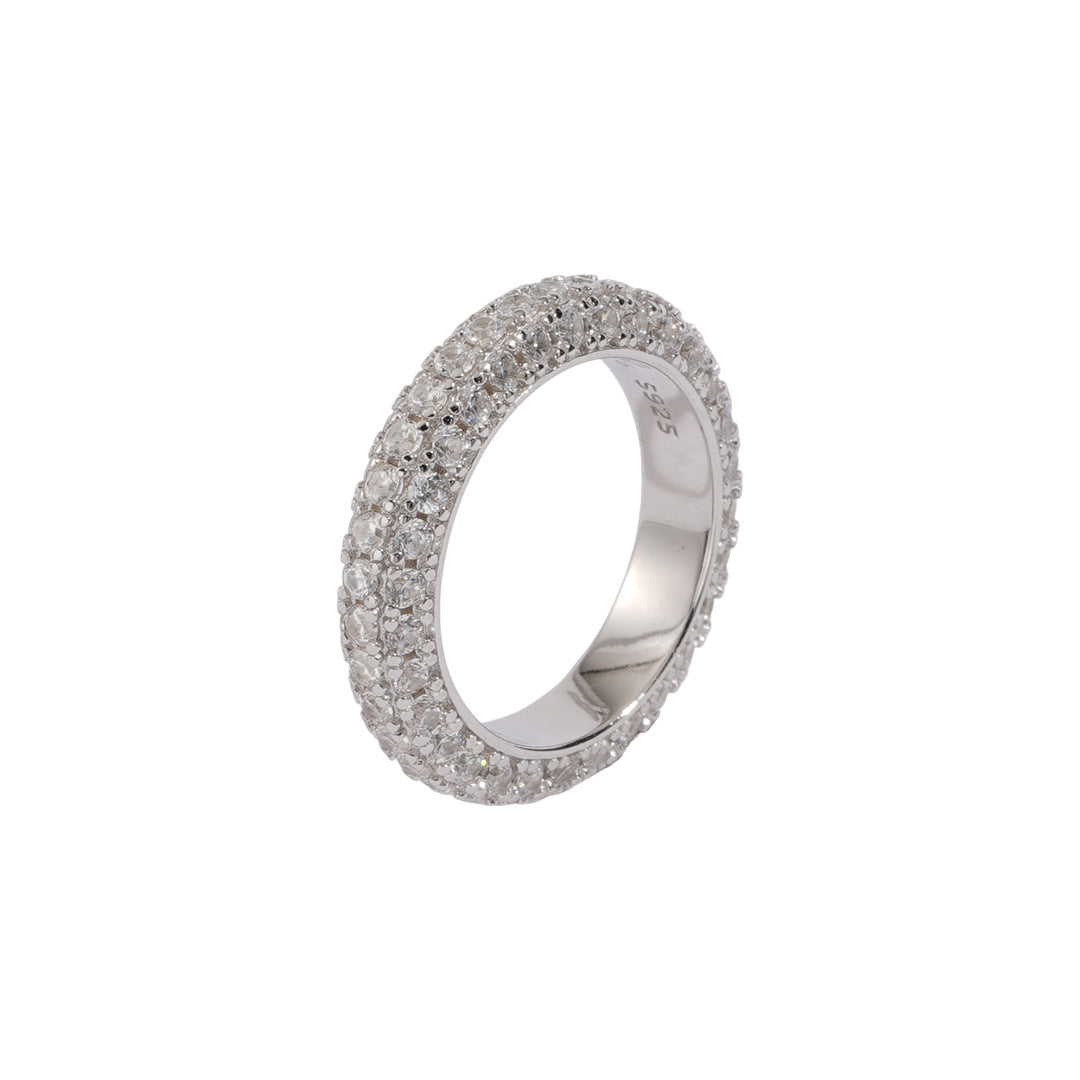 S925 sterling silver women's engagement ring