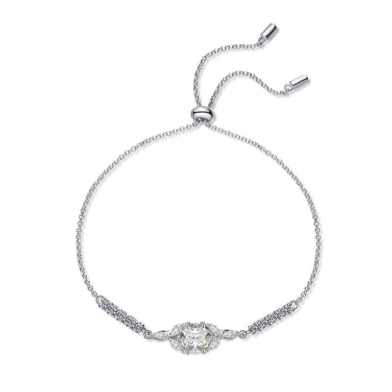 925 Sterling Silver Moissanite Bracelet