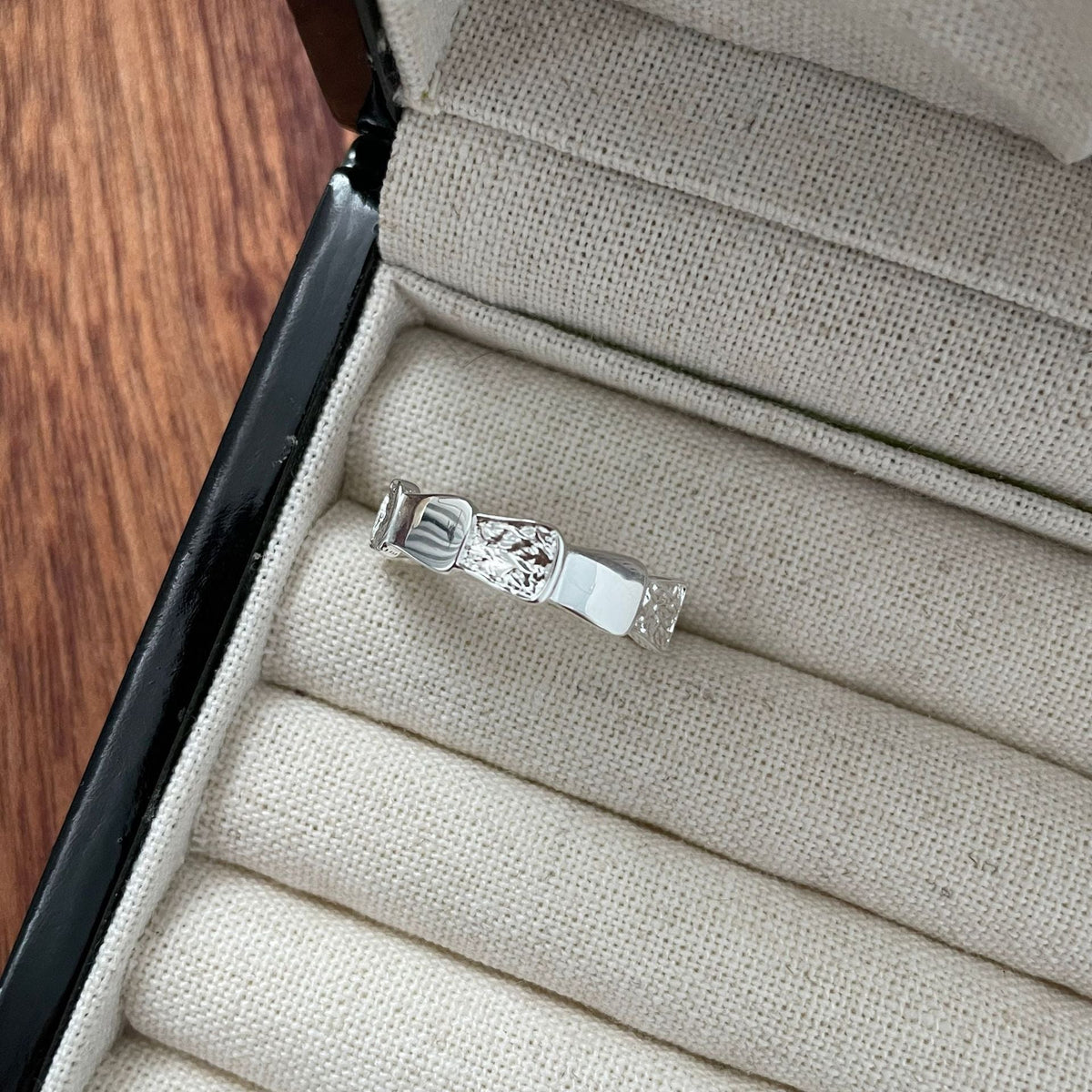 S925 sterling silver ring - silvery