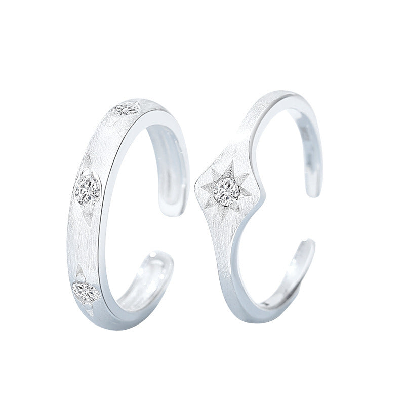 S925 sterling silver open ring