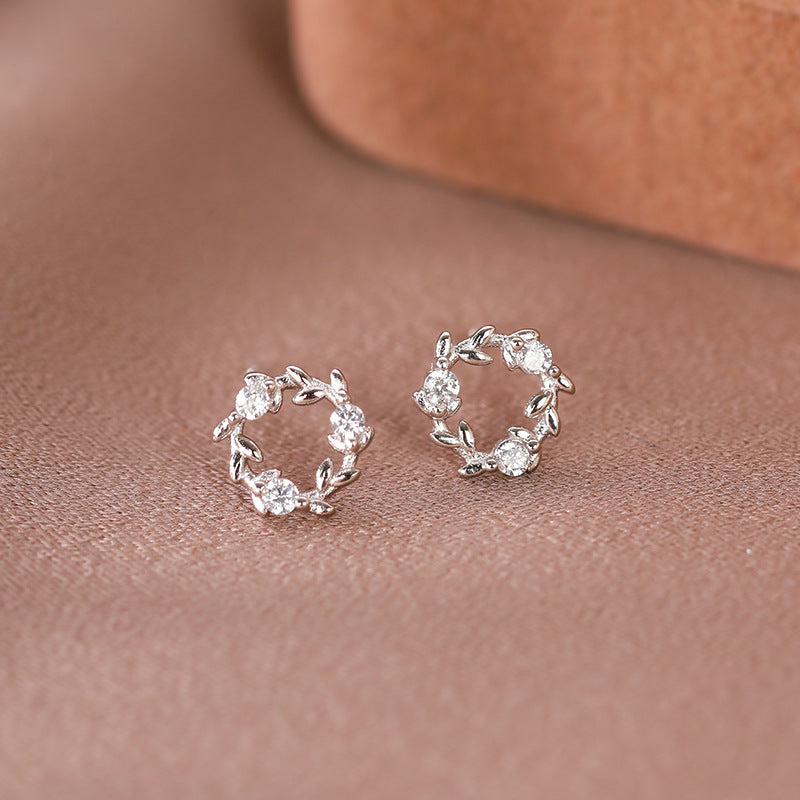 925 sterling silver earrings - silvery