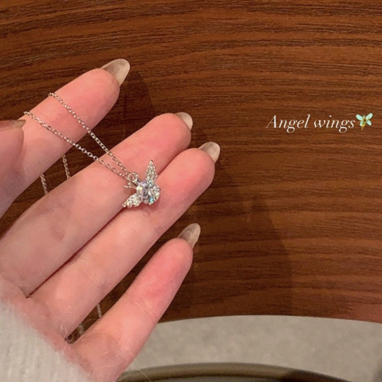 925 sterling silver angel necklace