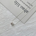 S925 Silver Sparkling Zirconia Snake Bone Chain Necklace