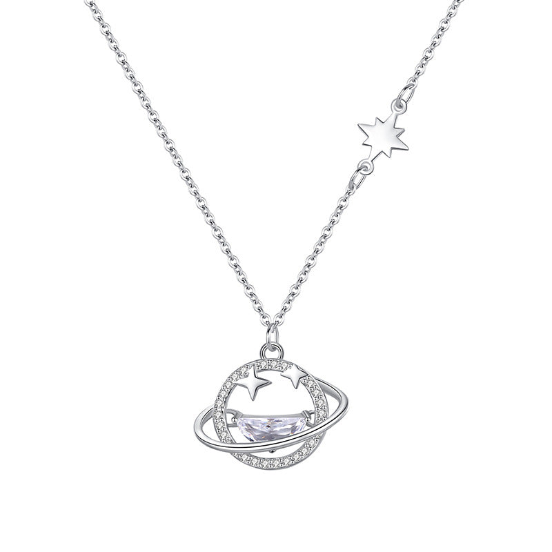 Planet Necklace - Silver