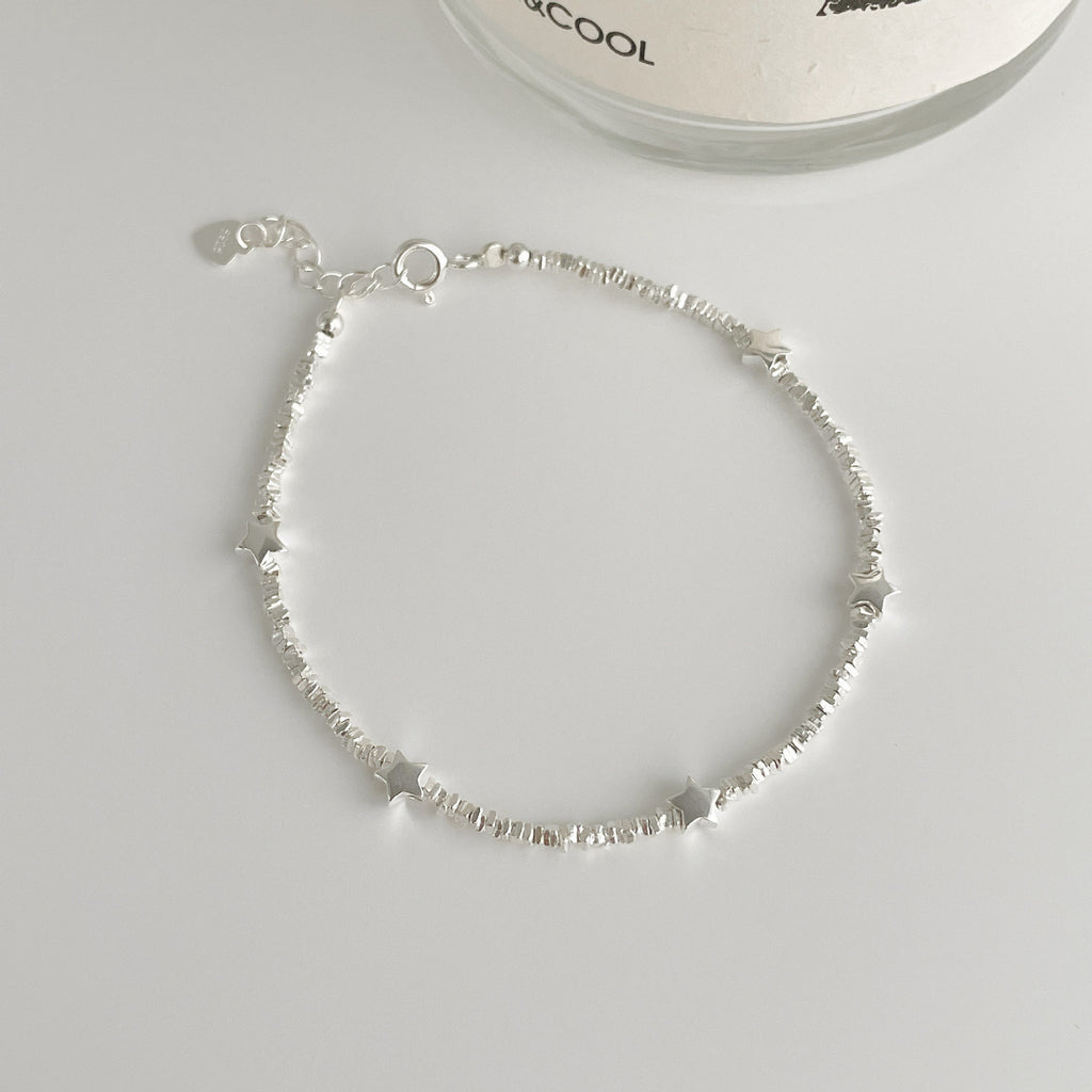 925 sterling silver bracelet - silvery