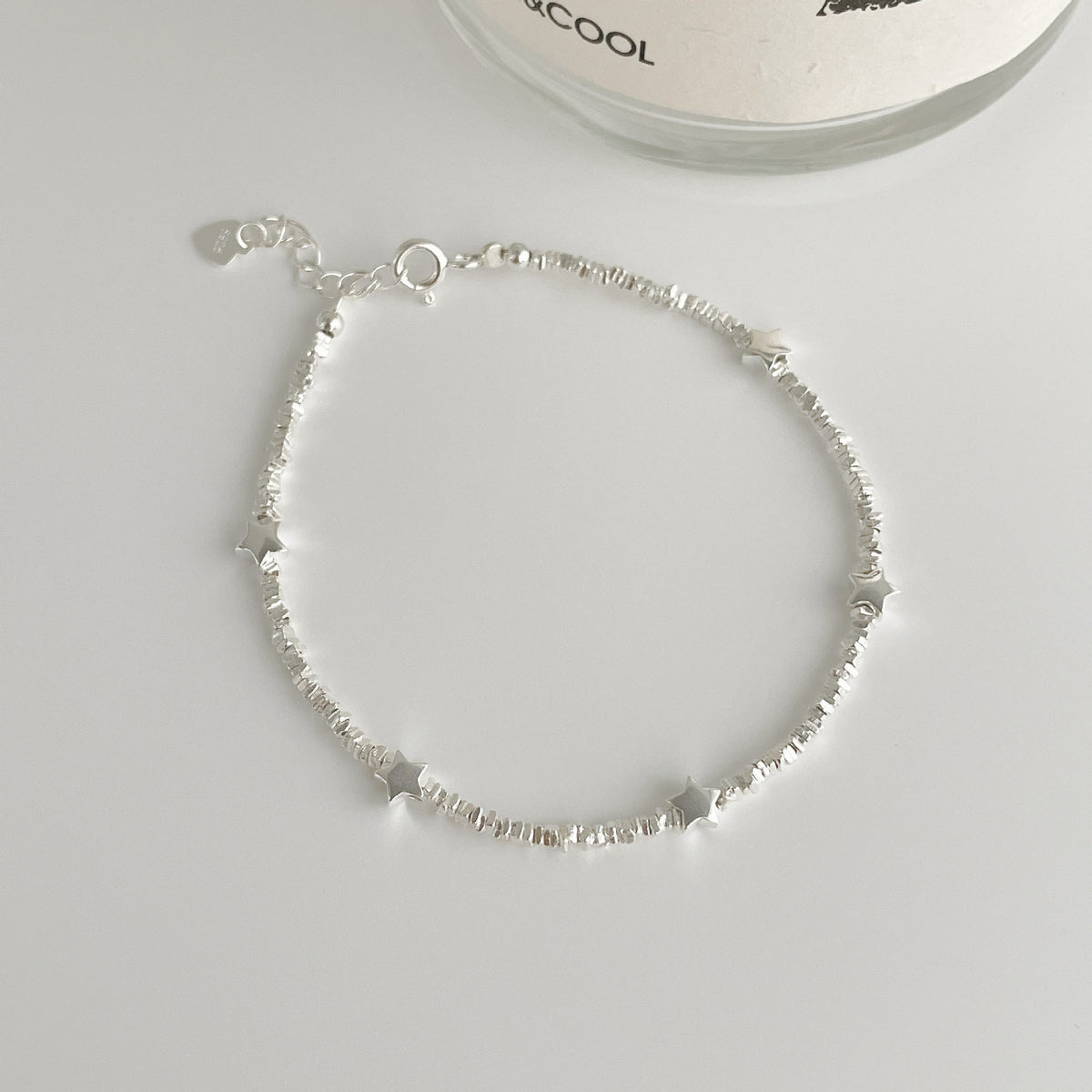 925 sterling silver bracelet - silvery