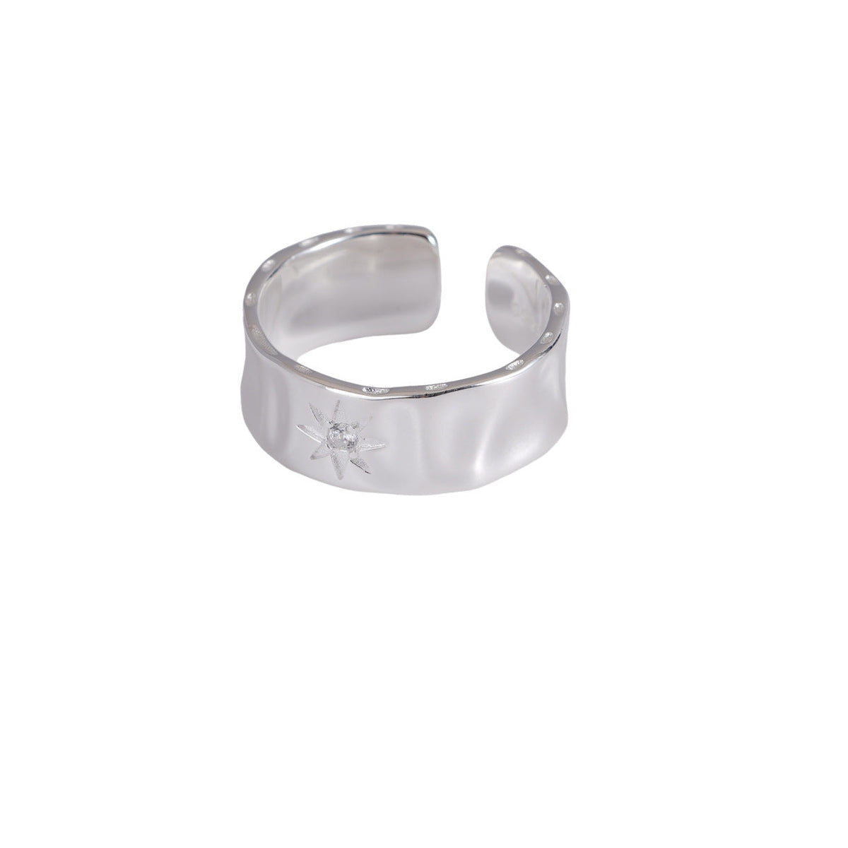 S925 sterling silver ring - silvery