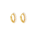 925 sterling silver imitation pearl ear buckle