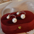 925 sterling silver pearl earrings