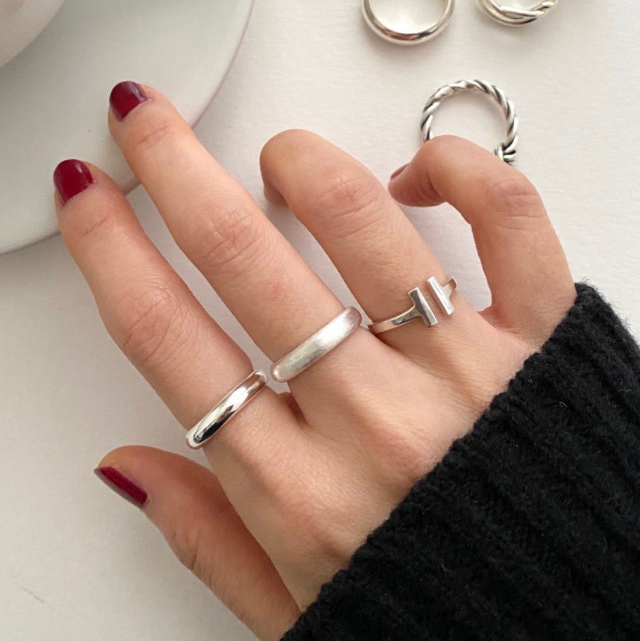 925 sterling silver open ring