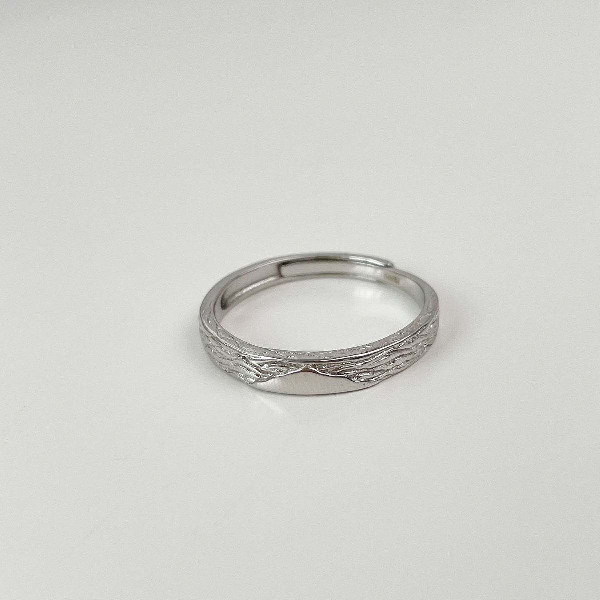 999 Silver Couple's Ring - Silvery