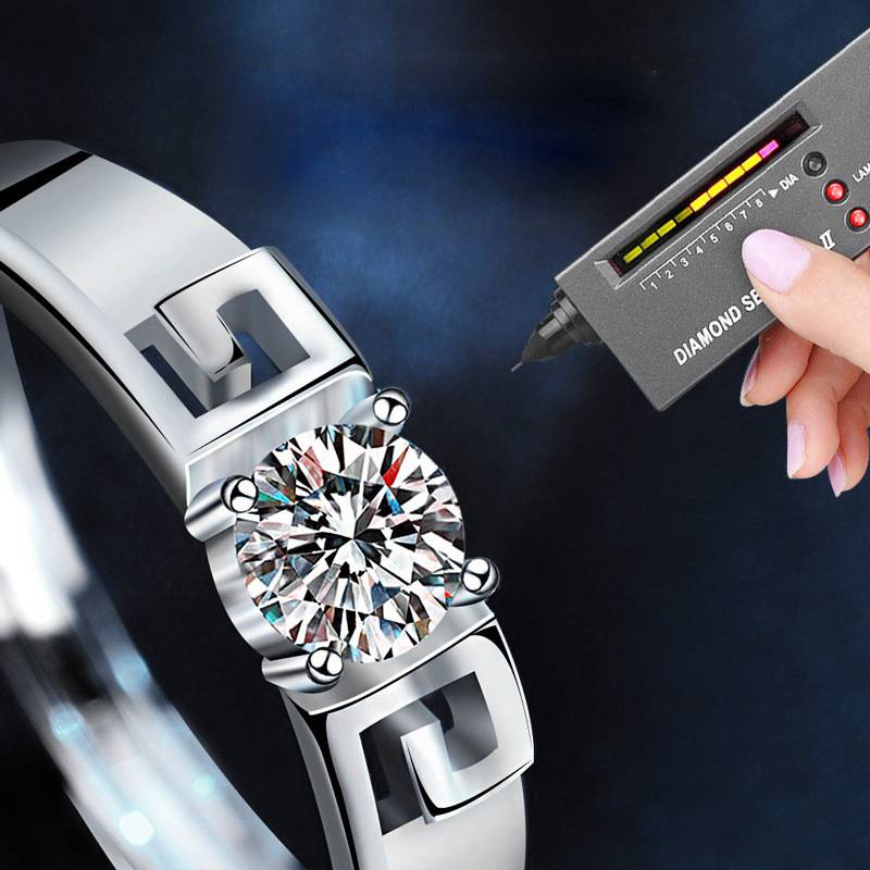 S925 Sterling Silver Moissanite A Lifetime of Love Couple Rings