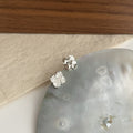S925 sterling silver Four-leaf clover earrings
