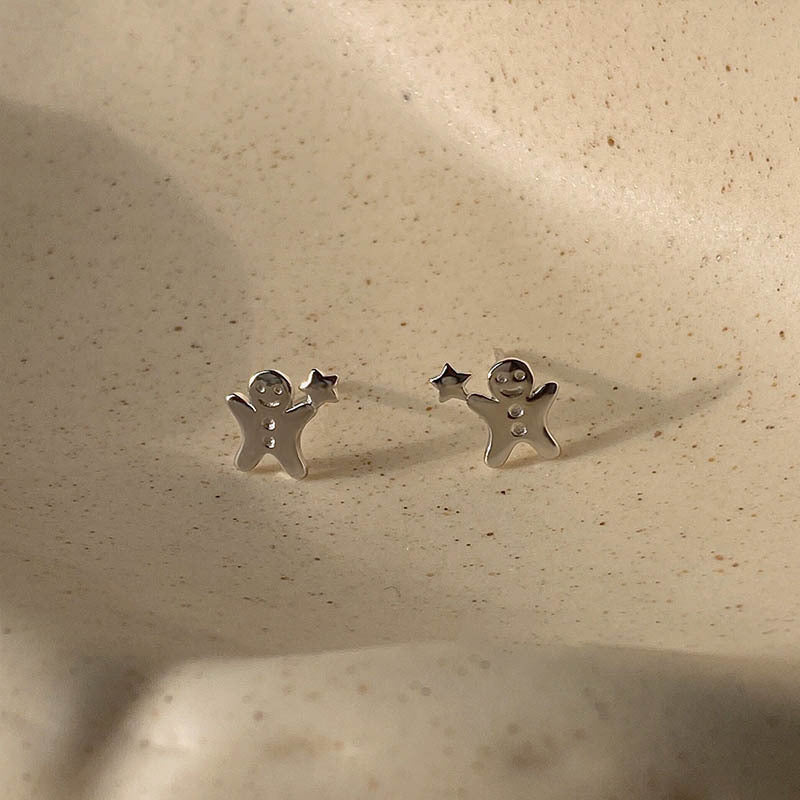 925 sterling silver earrings - silvery