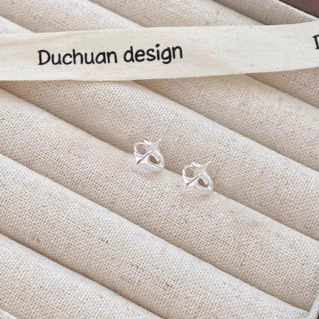 S925 sterling silver star earrings