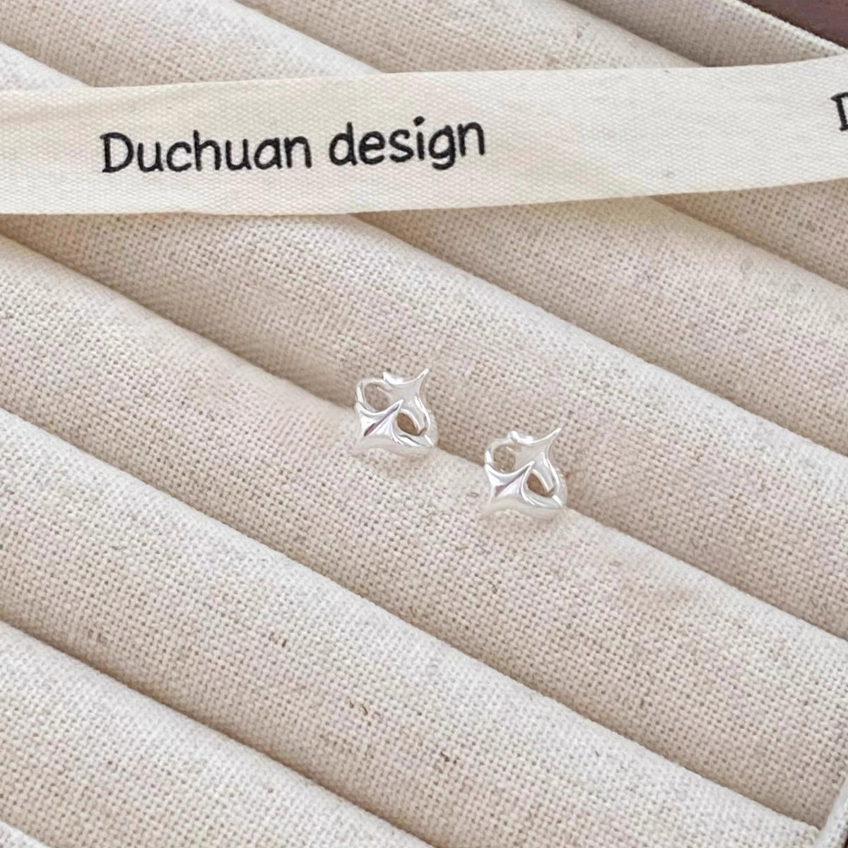 S925 sterling silver star earrings