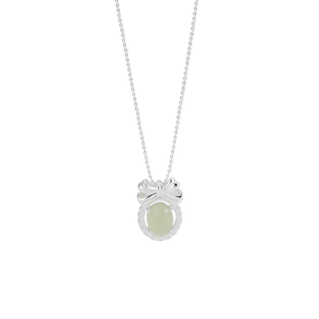 925 sterling silver pendant necklace - silvery