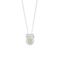 925 sterling silver pendant necklace - silvery