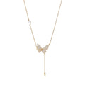 Butterfly Pearl Necklace – image 5