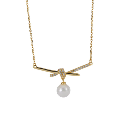 925 sterling silver pearl pendant necklace
