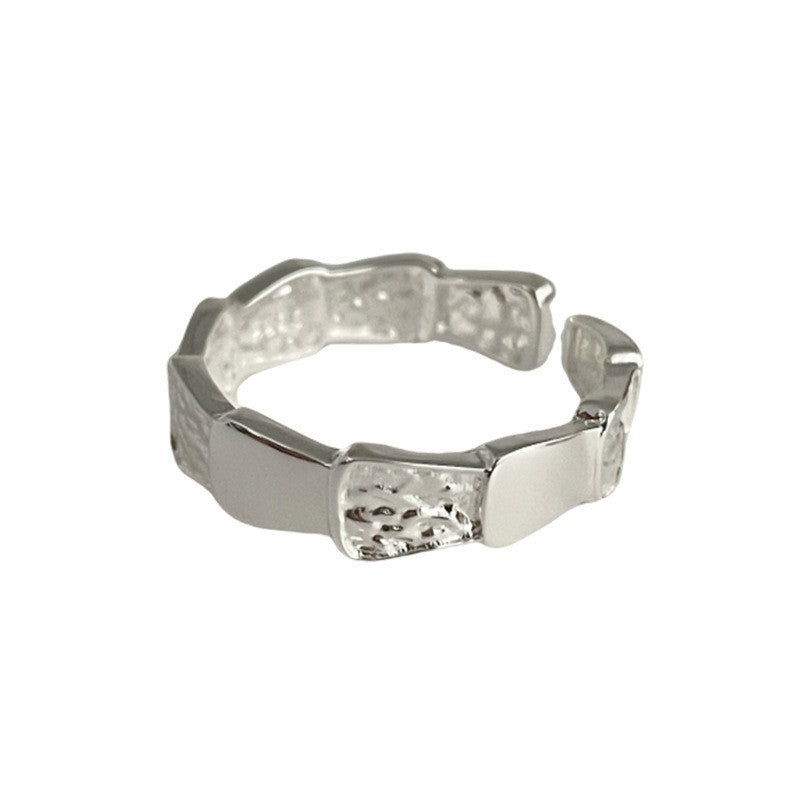 S925 sterling silver ring - silvery