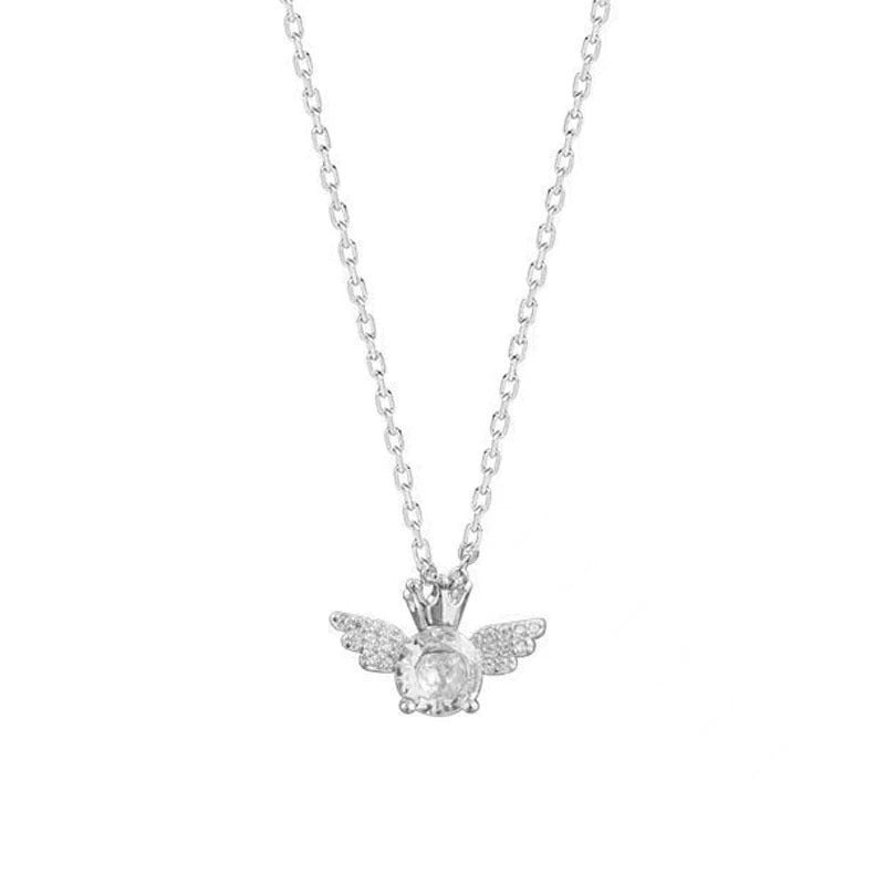 925 sterling silver angel necklace
