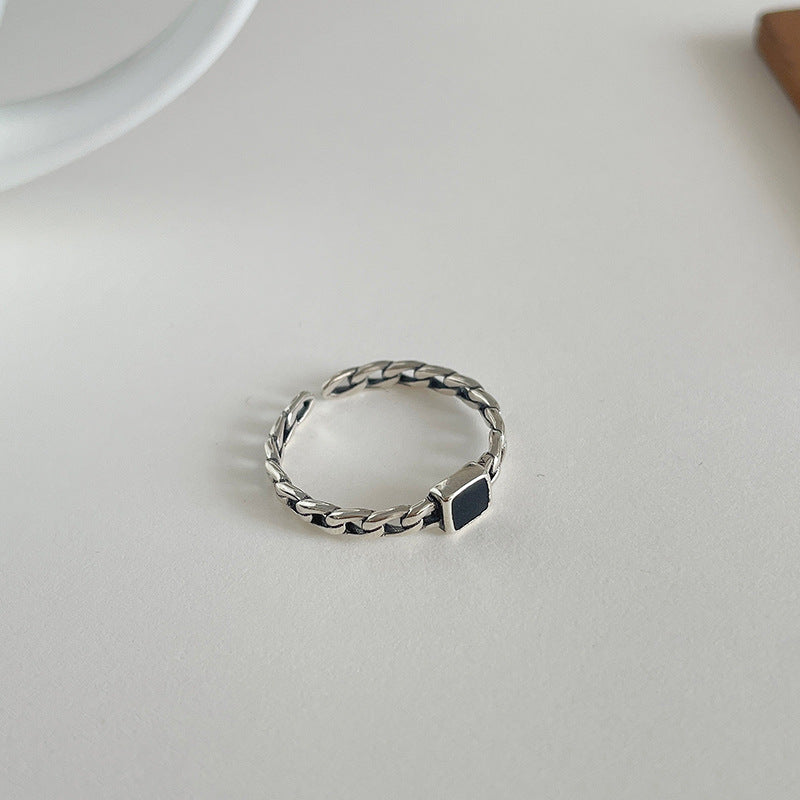S925 Pure Silver Open Ring - Silvery
