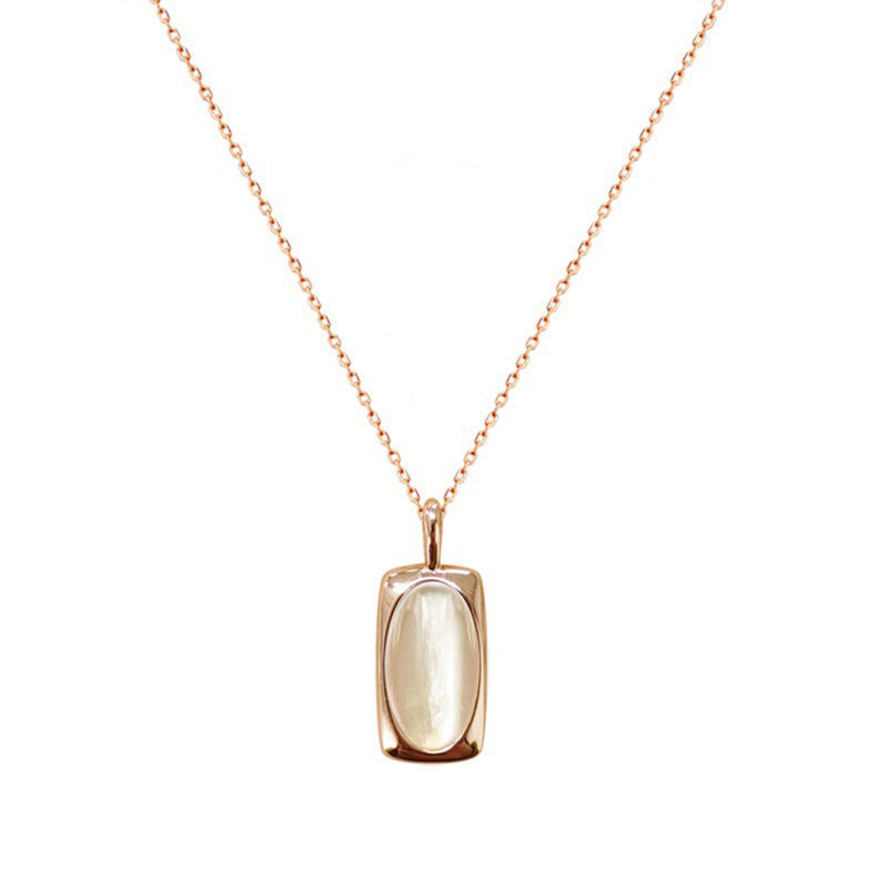 925 sterling silver shell pendant necklace