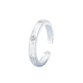 S925 sterling silver open ring