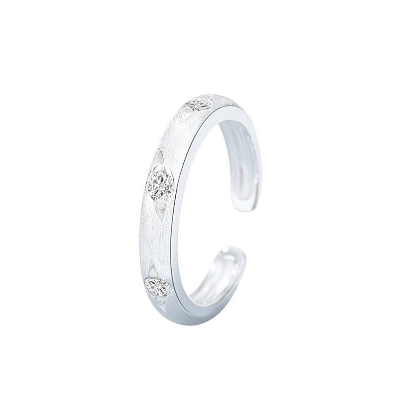 S925 sterling silver open ring