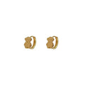 S925 sterling silver  earrings - golden