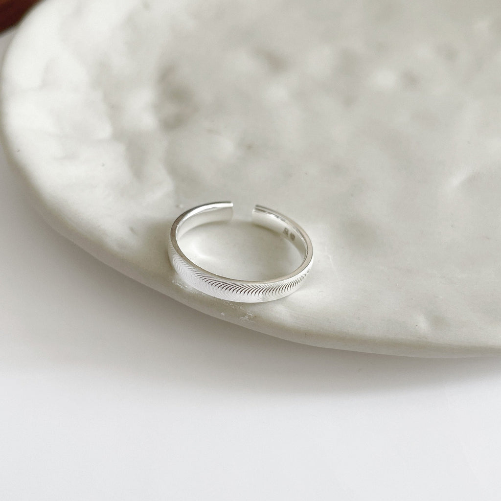 S999 Silver Open Ring