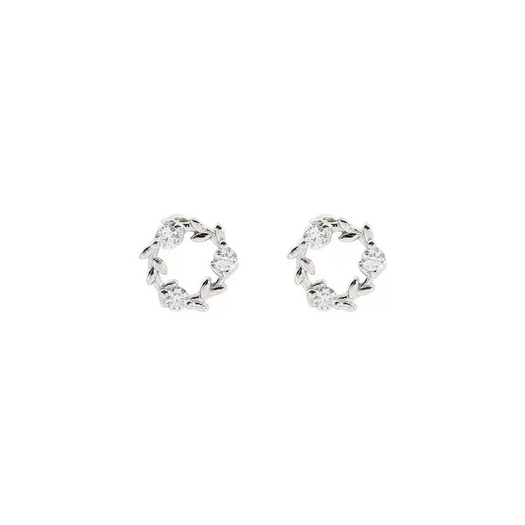 925 sterling silver earrings - silvery