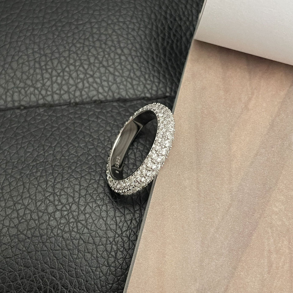 S925 sterling silver women's engagement ring