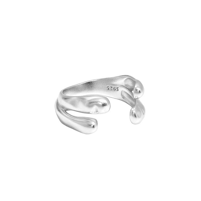 Organic Liquid Drop Open Ring – image 6