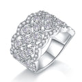 63-Stone Moissanite Ring