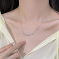S925 sterling silver zodiac snake pendant necklace