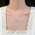 925 sterling silver tree shaped pendant necklace
