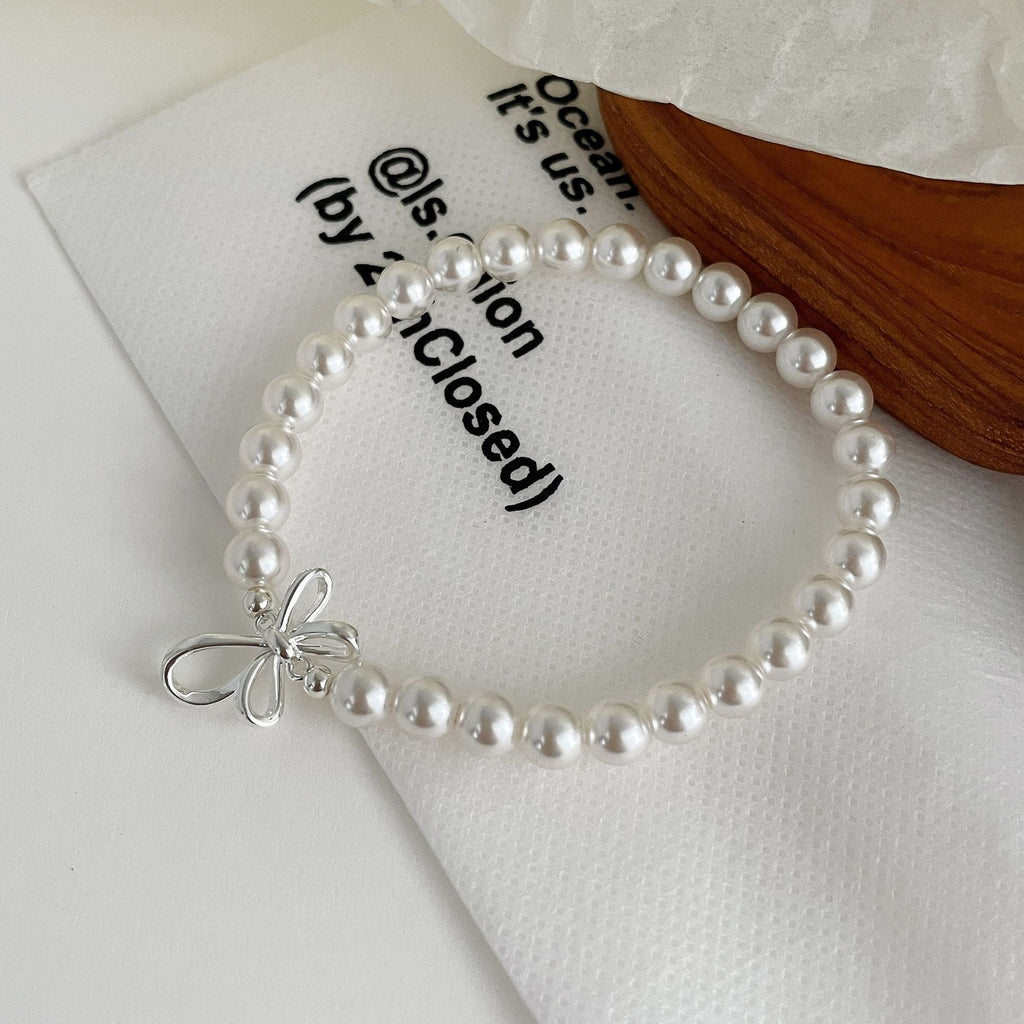 925 sterling silver pearl bracelet