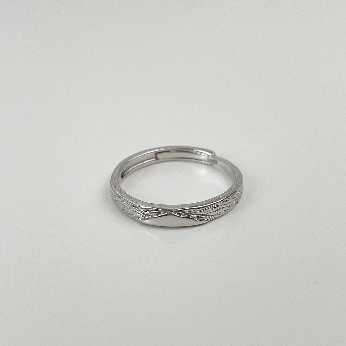 999 Silver Couple's Ring - Silvery
