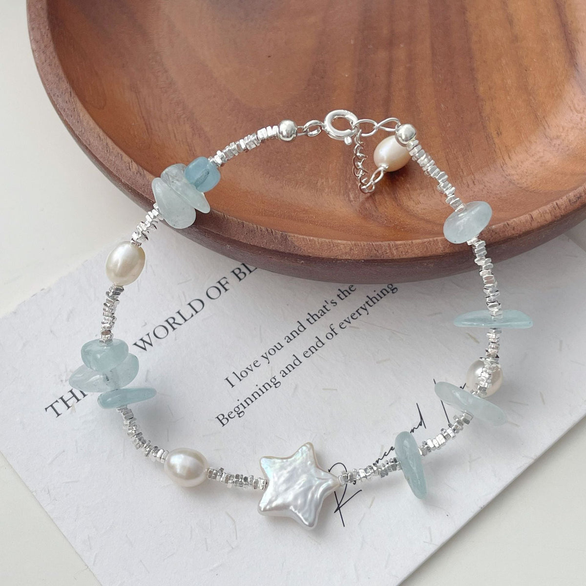 925 sterling silver pearl bracelet