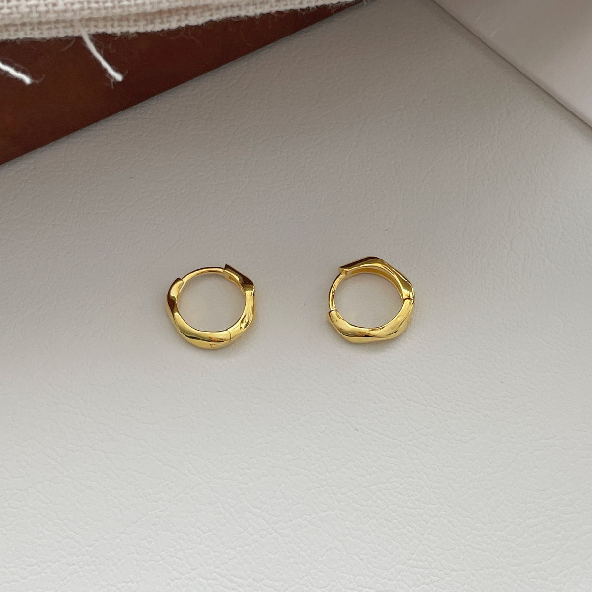 925 sterling silver circle earrings