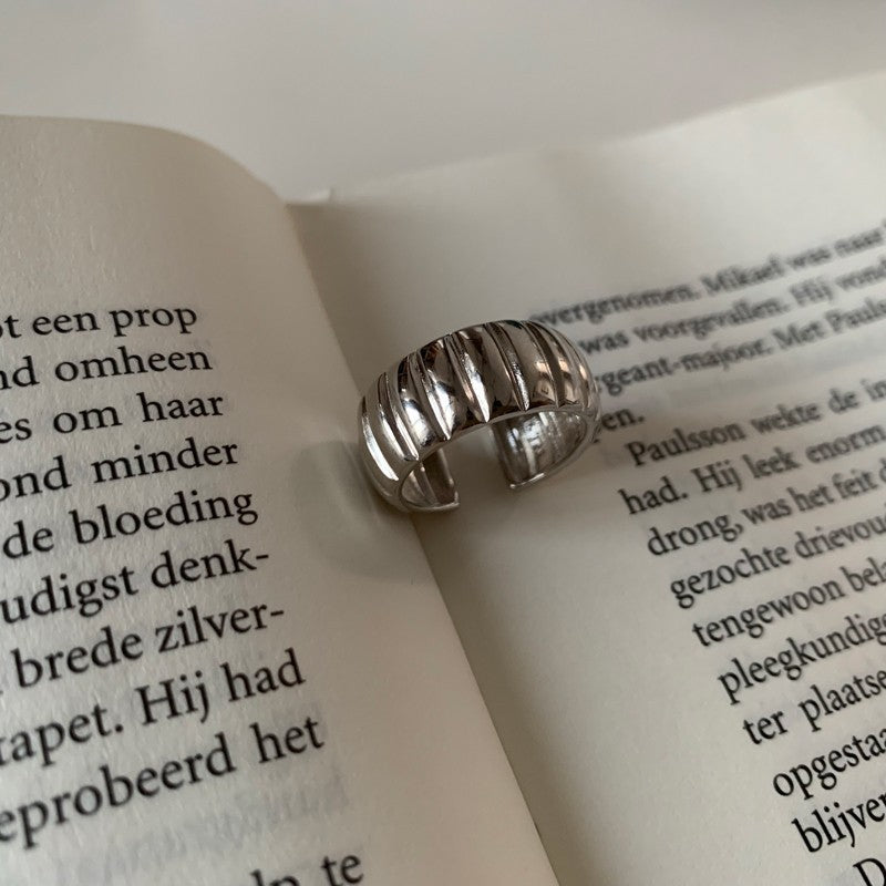 S925 sterling silver open ring