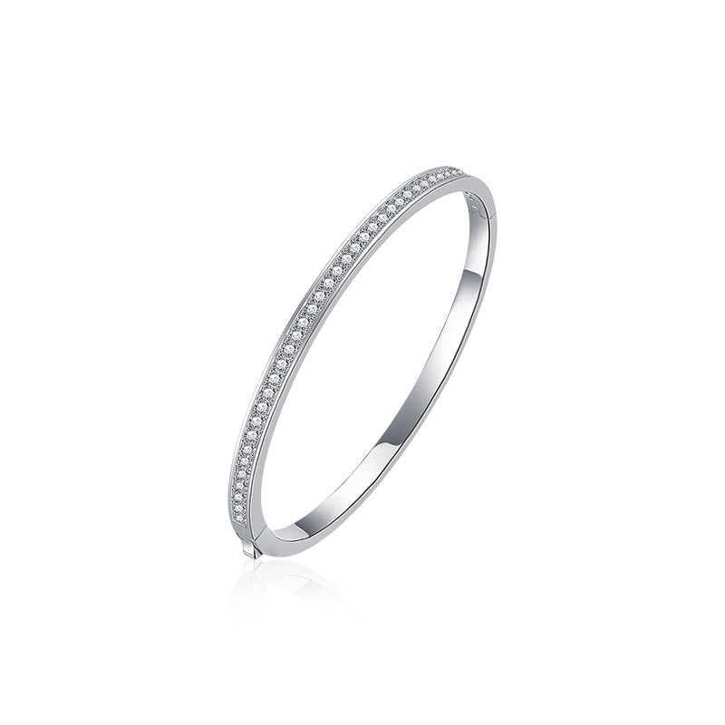 S925 silver moissanite starry bracelet