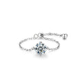 S925 Sterling Silver Mermaid Moissanite Ring