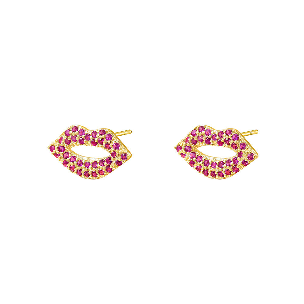 S925 Sterling Silver Zircon Stud Earrings