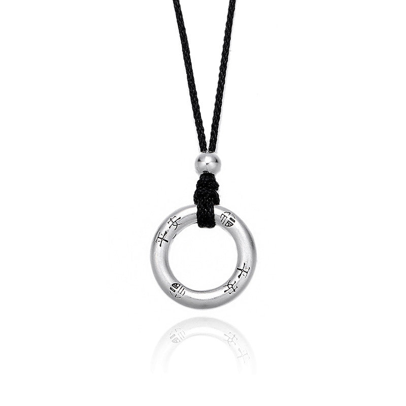 999 silver couple necklace