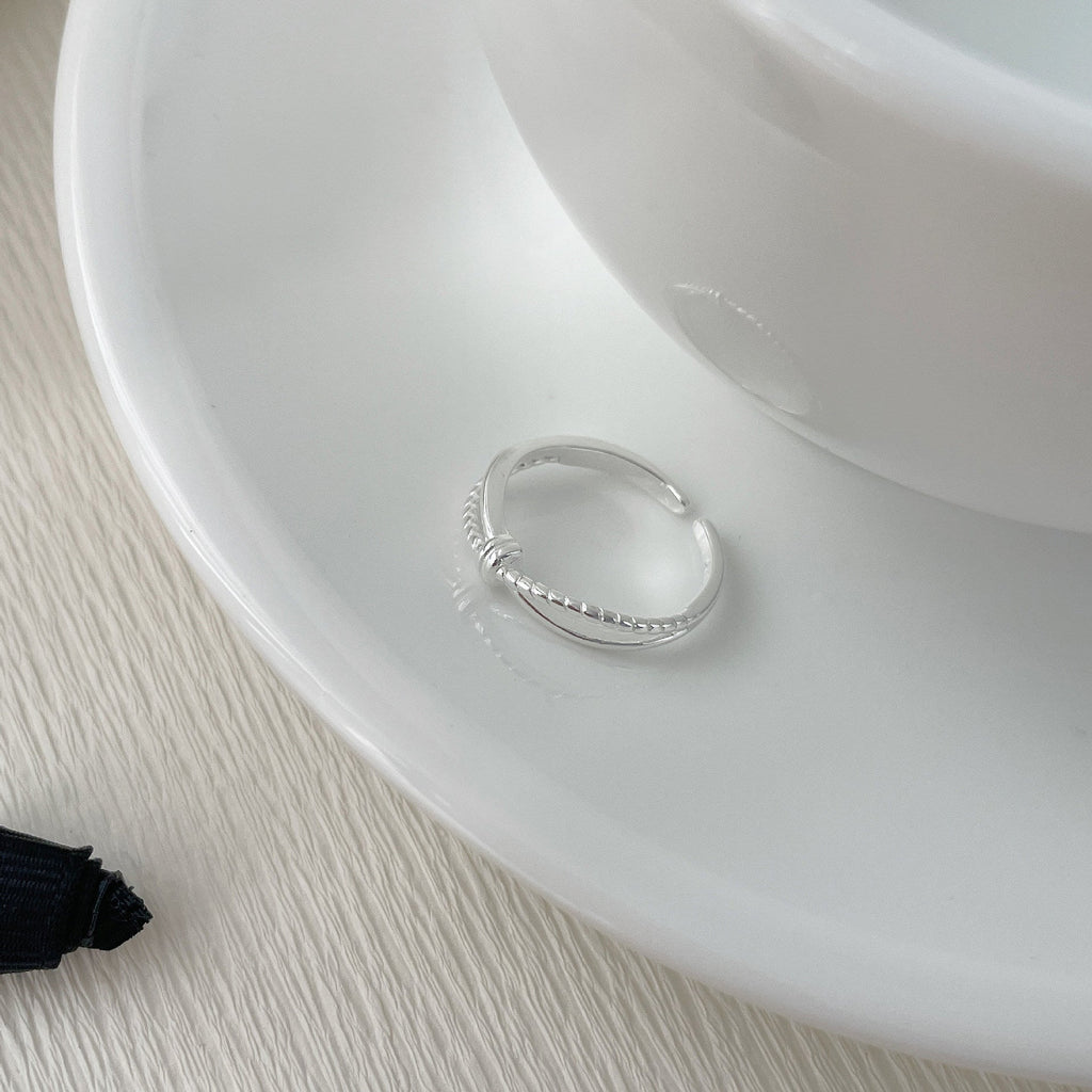 925 sterling silver ring - silver