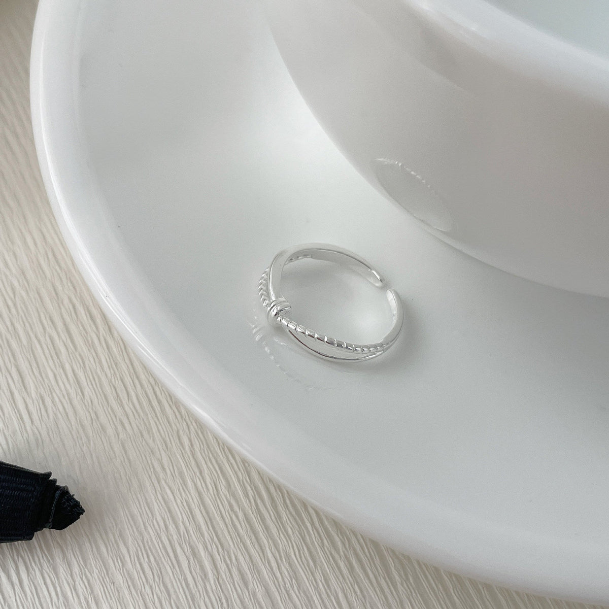 925 sterling silver ring - silver